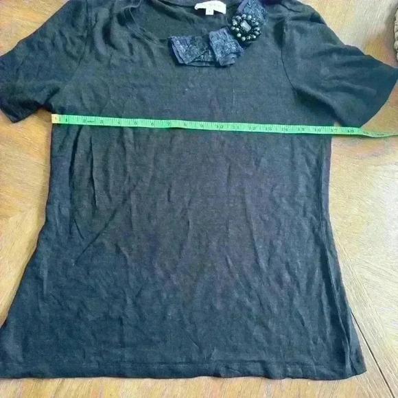 Tory Burch Marcelle Embellished T-shirt - Picture 6 of 7